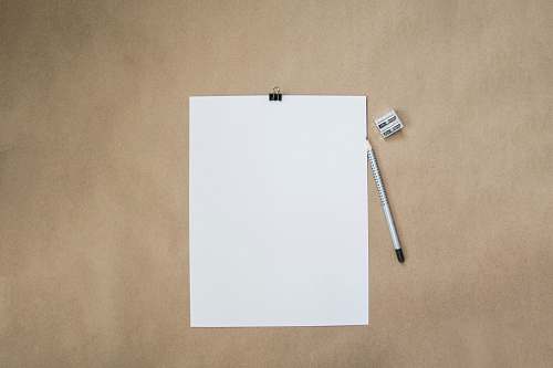 white board white printer paper blank